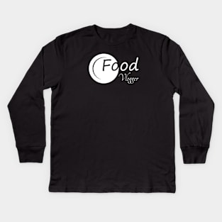Food Vlogger 01 Kids Long Sleeve T-Shirt